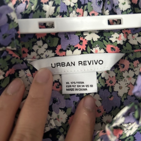 ASOS Urban Revivo High Neck Skater Mini Dress NWOT - Picture 5 of 6